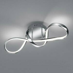 LED mennyezeti világítás Perugia, dimmer, króm kép