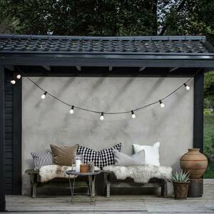 PR Home Bright LED fényfüzér 10 izzós opál fekete kép