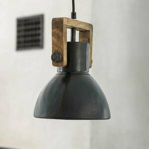 PR Home Ashby Single lógó lámpa Ø19cm fekete-cink kép