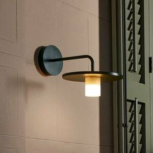 LED külső fali lámpa Montoya, alsó sugárzó, zöld kép