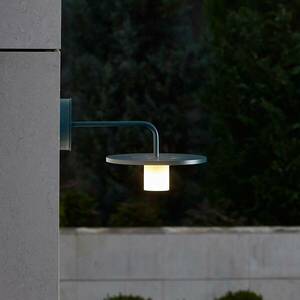 LED külső fali lámpa Montoya, alsó sugárzó, kék kép