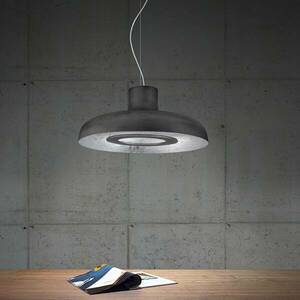 ICONE Duetto LED-es függőlámpa 927 Ø55cm vas/ezüst kép