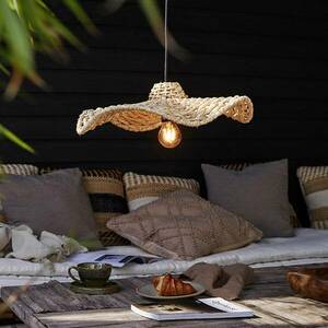 PR Home Tali függesztett lámpa Raffia ernyő Ø 46 cm kép