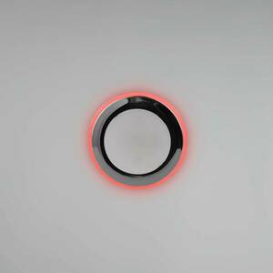 LED downlight Argus RGBW remote Ø 8 cm króm kép