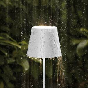 Nuindie LED akkus álló lámpa kerek IP54 fehér kép