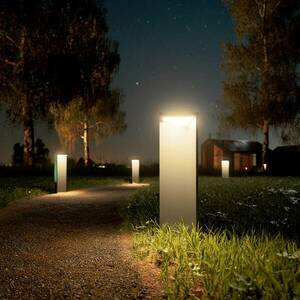 LED újratölthető napelemes lámpa Nusolar antracit, magasság 50cm kép