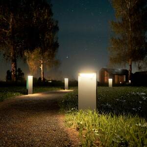 LED-es újratölthető napelemes lámpa Nusolar antracit, magasság 34cm kép