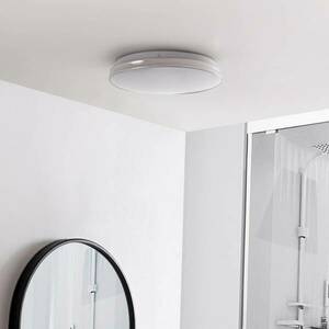 Lindby Silvryn LED mennyezeti lámpa króm/feh 3000K kép