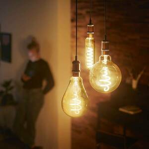 Philips E27 LED izzó globe G95 3, 1W 1 800 K arany kép