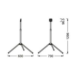 Ledvance LED munkafény Value Tripod egylángú, 10W-os LED munkafény kép