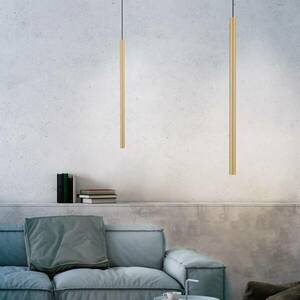 Paul Neuhaus Flute LED-es függőlámpa 1-lámpás sárgaréz kép