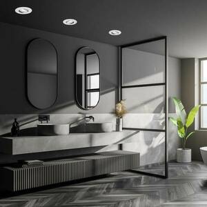 LED beépített spotlámpa 7602 3-as IP65 3000 K króm kép