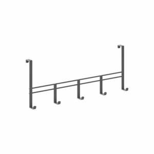 Fekete fém ajtófogas 38 cm Lava – Metaltex kép