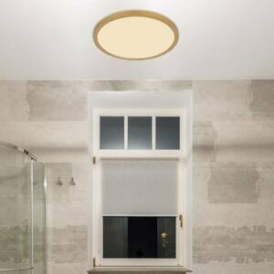 LED mennyezeti világítás Sapana Ø 29, 5 cm sárgaréz kép