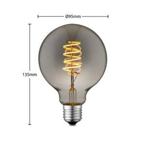 Lucande LED izzó E27 G95 4W 1800 K szab füst kép