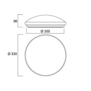 Sylvania Start Felületi LED mennyezeti lámpa, Ø 33 cm kép