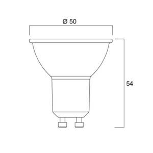 Sylvania LED reflektor GU10 2W 4000K 360 lm kép