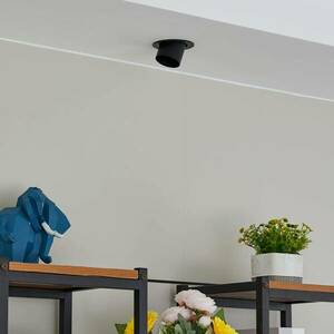 Lindby Thorid downlight, fekete, 1 izzó kép