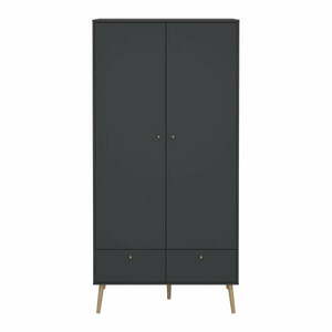 Antracitszürke ruhásszekrény 99x200 cm Bodo – Tvilum kép
