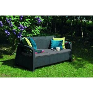 Allibert Corfu Love Seat Max 3 személyes kerti kanapé (223207/11) kép