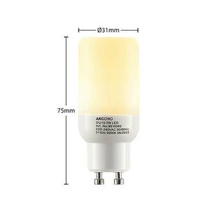 Arcchio LED lámpa cső alakú GU10 3W 3000 K kép