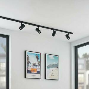 Lindby 1-körös sínrendszer Linaro GU10 fekete 4 x 10 W kép