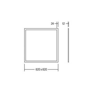 BRUMBERG Ailis LED panel opál 3000K DALI kép