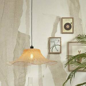 GOOD & MOJO Ibiza függőlámpa Ø 65 cm természetes kép