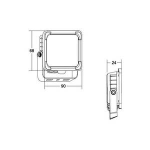 BRUMBERG Neo Micro LED reflektor, 9 cm széles, 3.000K kép