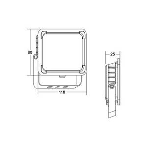 BRUMBERG Neo Mini LED reflektor, szélesség 11, 5 cm 4000K kép