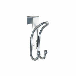 Door Hook 2 db-os ezüstszínű akasztó szett ajtóra - Wenko kép