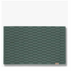Sötétzöld fürdőszobai kilépő 50x80 cm Geo – Mette Ditmer Denmark kép