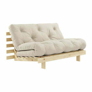 Roots bézs kinyitható kanapé 140 cm - Karup Design kép