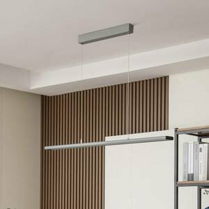 Prios Zyair LED irodai függesztett lámpa ezüst DALI kép