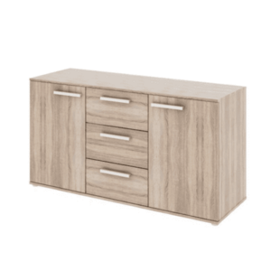 Komód, DTD laminált, tölgy sonoma, DUNAJ TYP11 kép