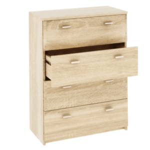 Komód, DTD laminált, tölgy sonoma, NATALI TIP 5 kép