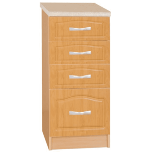 Konyhaszekrény, alsó, égerfa, LORA MDF NEW KLASIK S40SZ4 kép