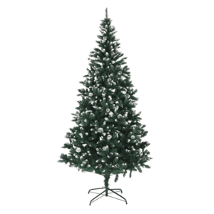 Karácsonyfa tobozokkal, havas, 220cm, CHRISTMAS TYP 4 kép