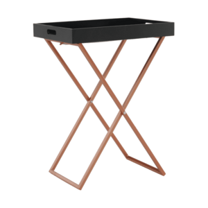 Tálalóasztal, fekete/réz, MASINO kép