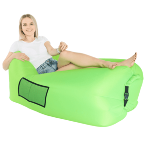 Felfújható babzsák/lazy bag, zöld, LEBAG kép