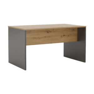 Íróasztal, grafit/tölgyfa artisan, RIOMA NEW TYP 11 kép