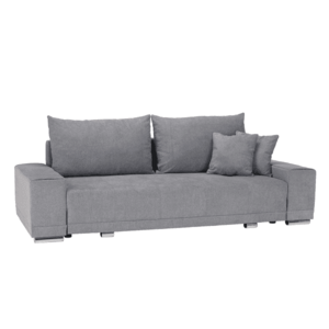 Kinyitható heverő, világosszürke, KEVAN BIG SOFA kép