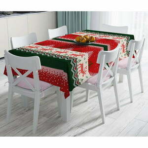 Merry Christmas karácsonyi pamutkeverék asztalterítő, 140 x 180 cm - Minimalist Cushion Covers kép