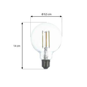LUUMR intelligens LED izzó E27 G95 7W ZigBee Tuya világos 3db kép