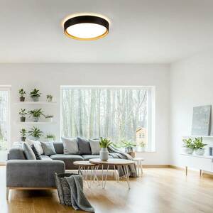 LED mennyezeti lámpa Emilia 3 fokozatú fényerőszabályzó fekete kép