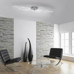 LED mennyezeti lámpa Wave 3, 000K 139.5x16cm acél kép