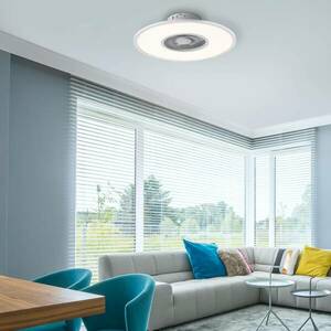 LED mennyezeti ventilátor Flat-Air, CCT, fehér, Ø 59, 5cm kép