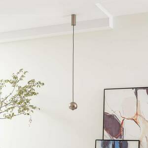 Lucande Varineth LED-es függőlámpa nikkel/réz kép