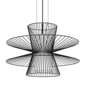 Beacon függőlámpa Dulverton Ø 58 cm fekete fém üveg kép