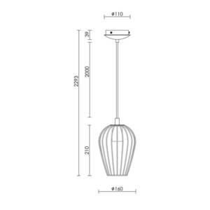 Beacon függőlámpa Callam Ø 16 cm, fekete, fém kép